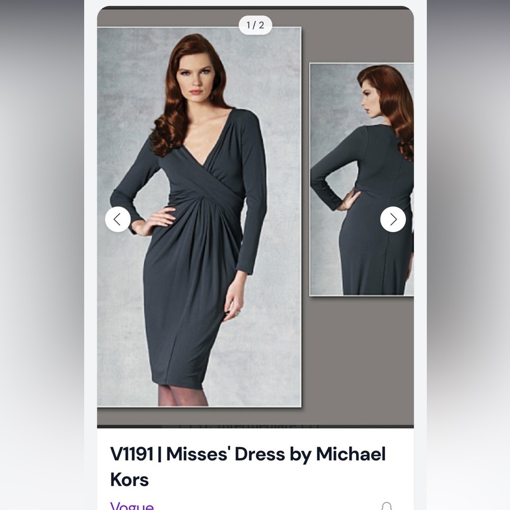 V1191 Sewing Pattern 12-18 - Picture 1 of 2